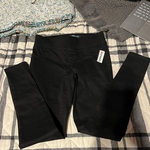 black old navy mid rise jeans